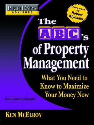 cover image of Rich Dad's Advisors: The ABC's of Property Management